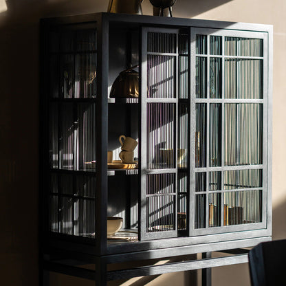 Armoire 2 portes Burung (chêne noir)