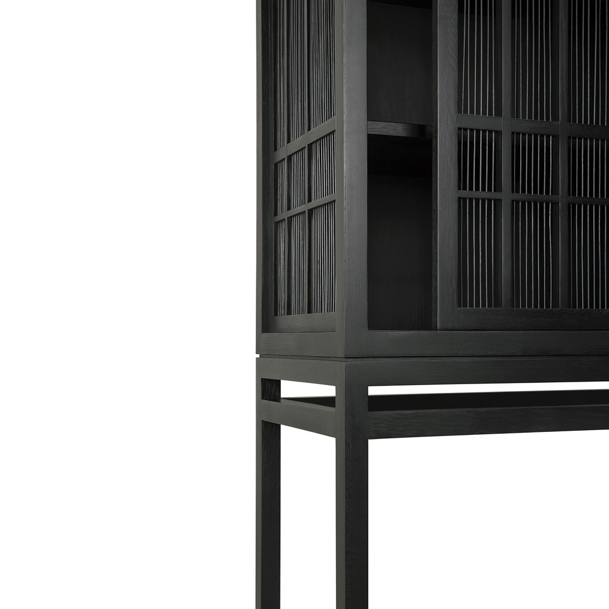 Armoire 2 portes Burung (chêne noir)