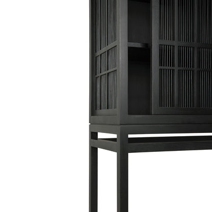 Armoire 2 portes Burung (chêne noir)