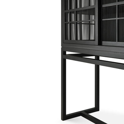 Armoire 2 portes Burung (chêne noir)