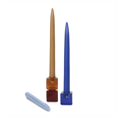 Bougeoir simple Le Cube (Indigo)