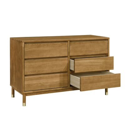 Commode Marlo 6 tiroirs (chêne)