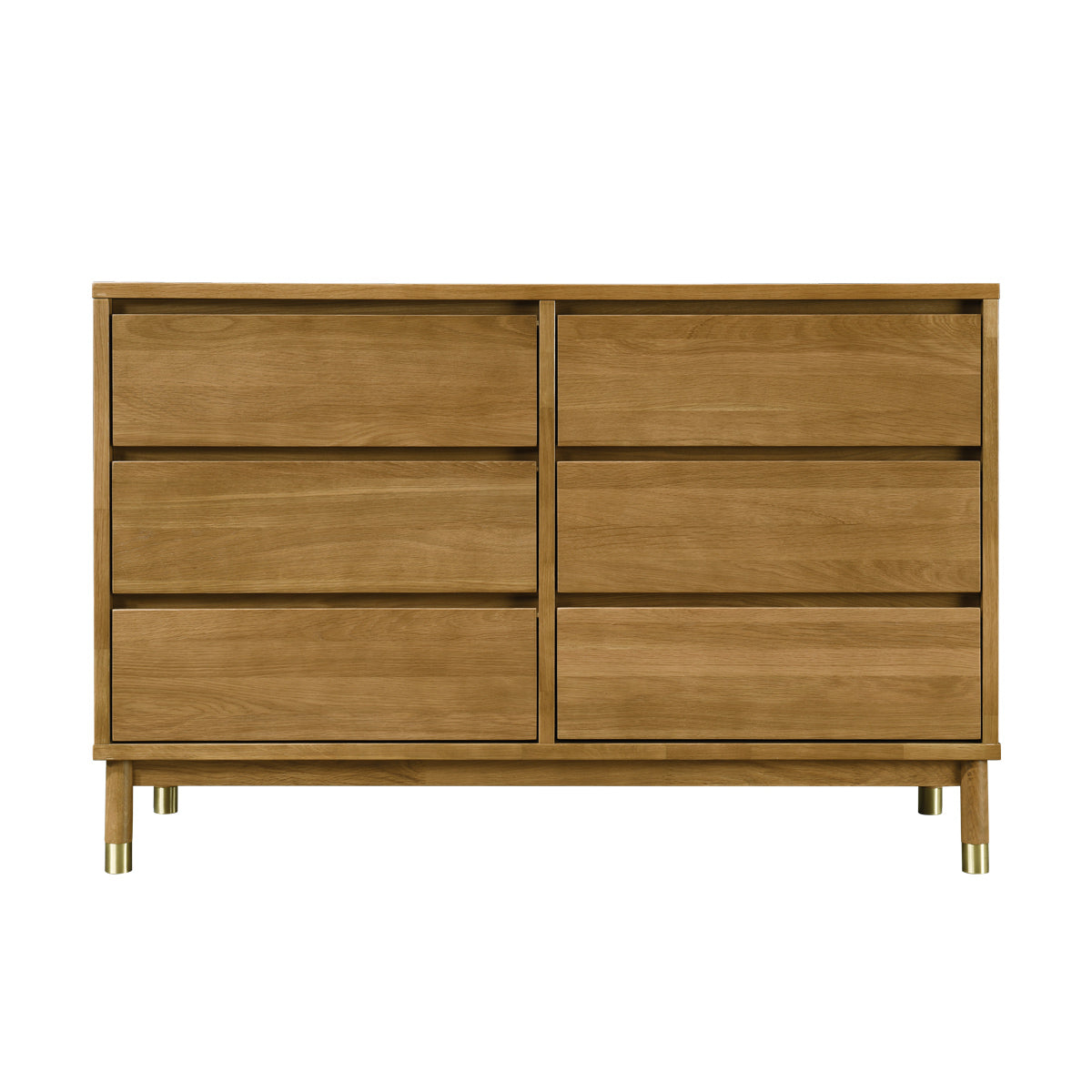 Commode Marlo 6 tiroirs (chêne)