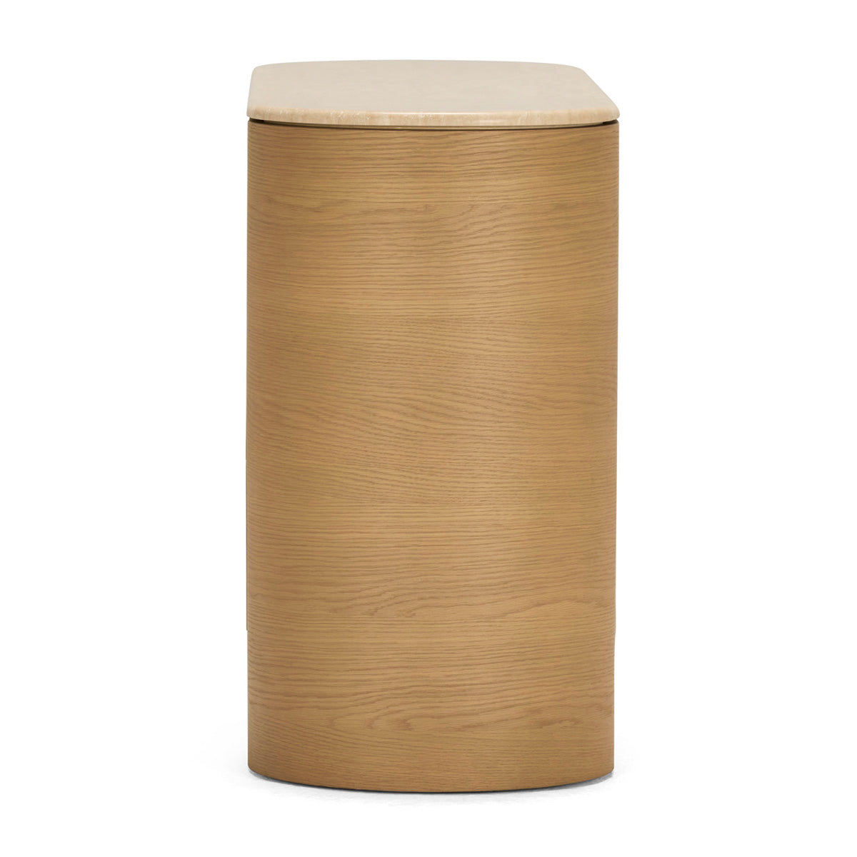 Commode Fin 6 tiroirs (chêne, travertin)