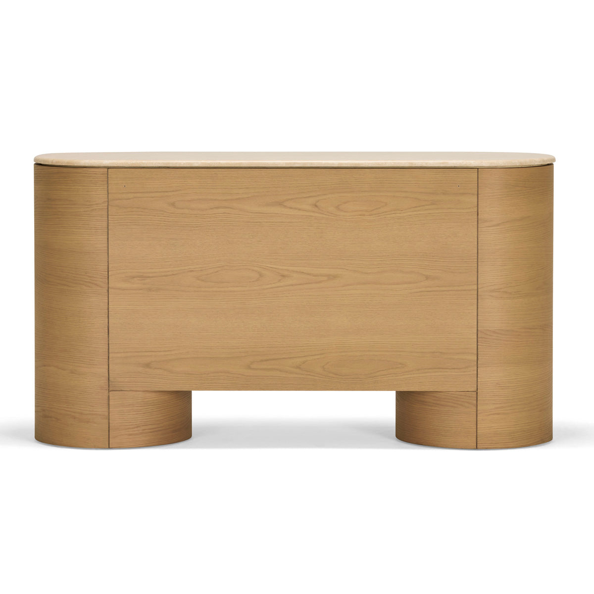 Commode Fin 6 tiroirs (chêne, travertin)