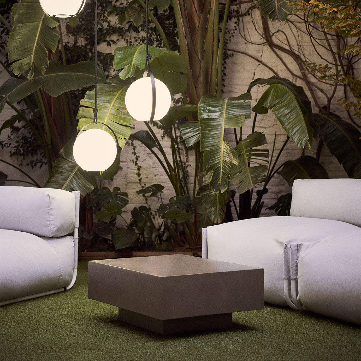 Table basse en ciment Rustella (80 x 60 cm)