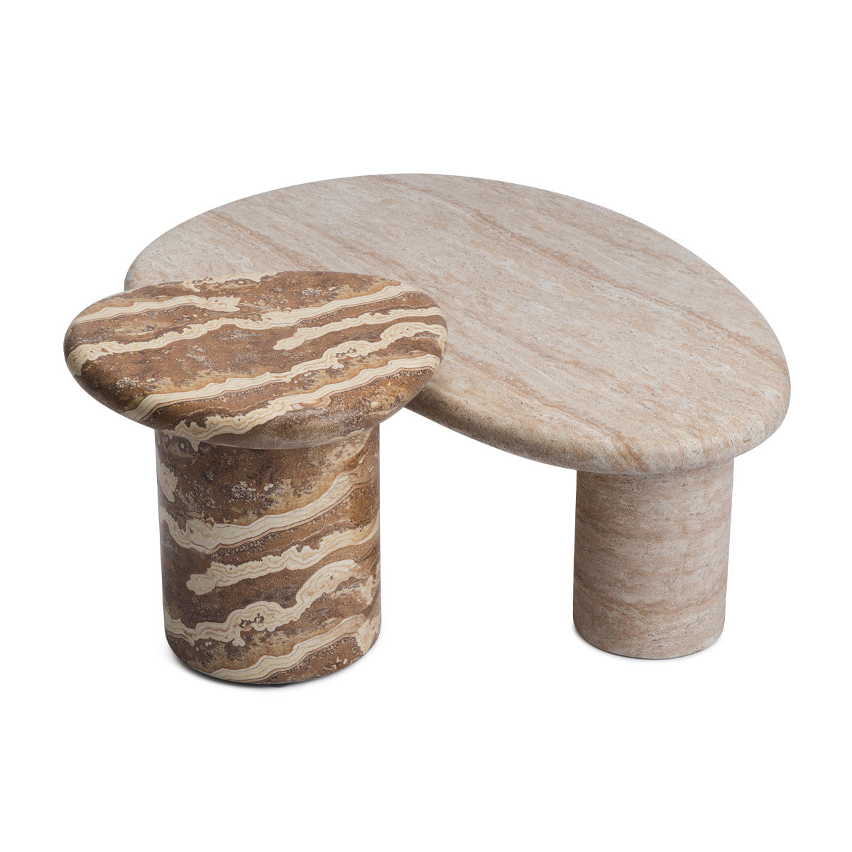 Table basse Azzurra (finition travertin)