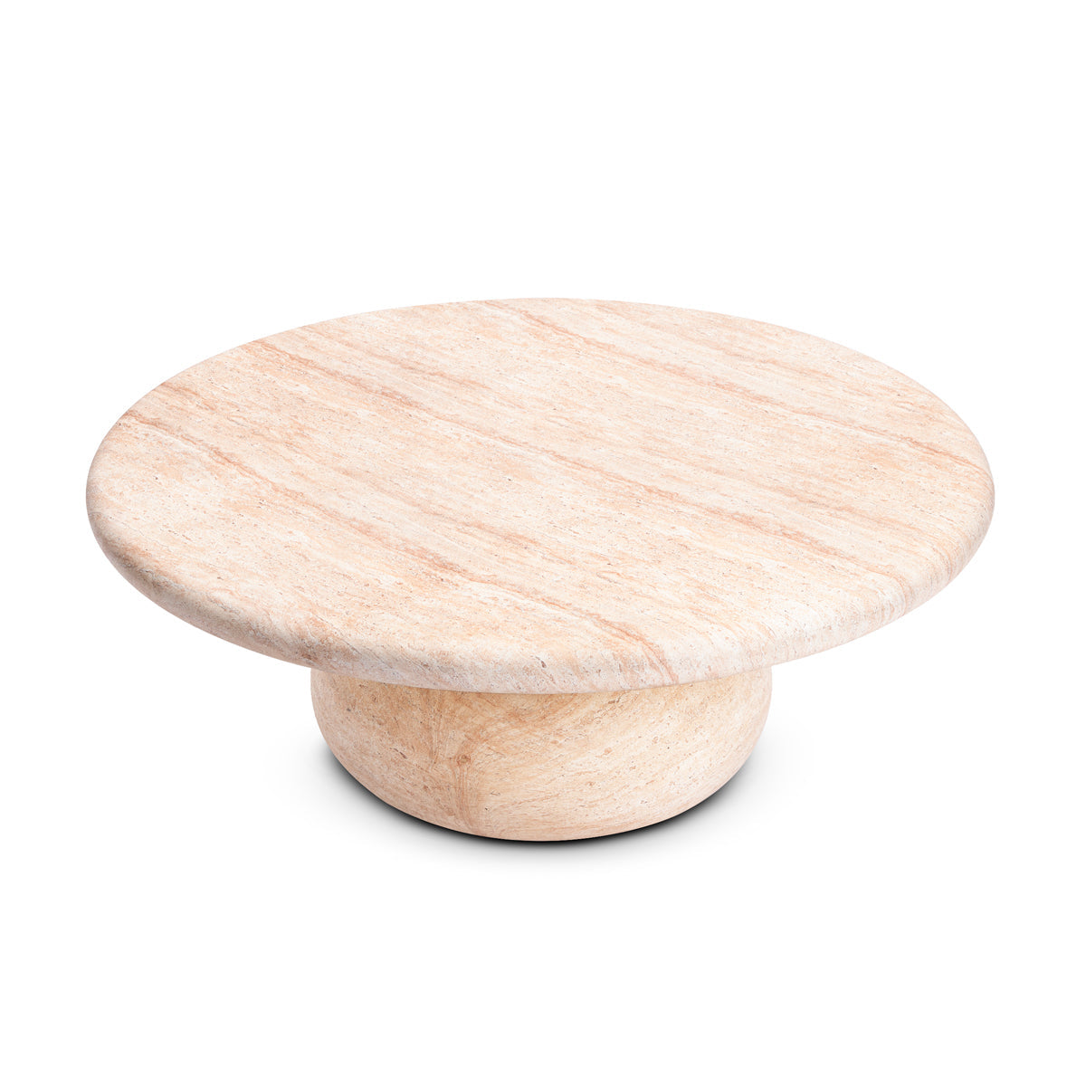 Table basse Sorrento (100 cm, finition travertin)