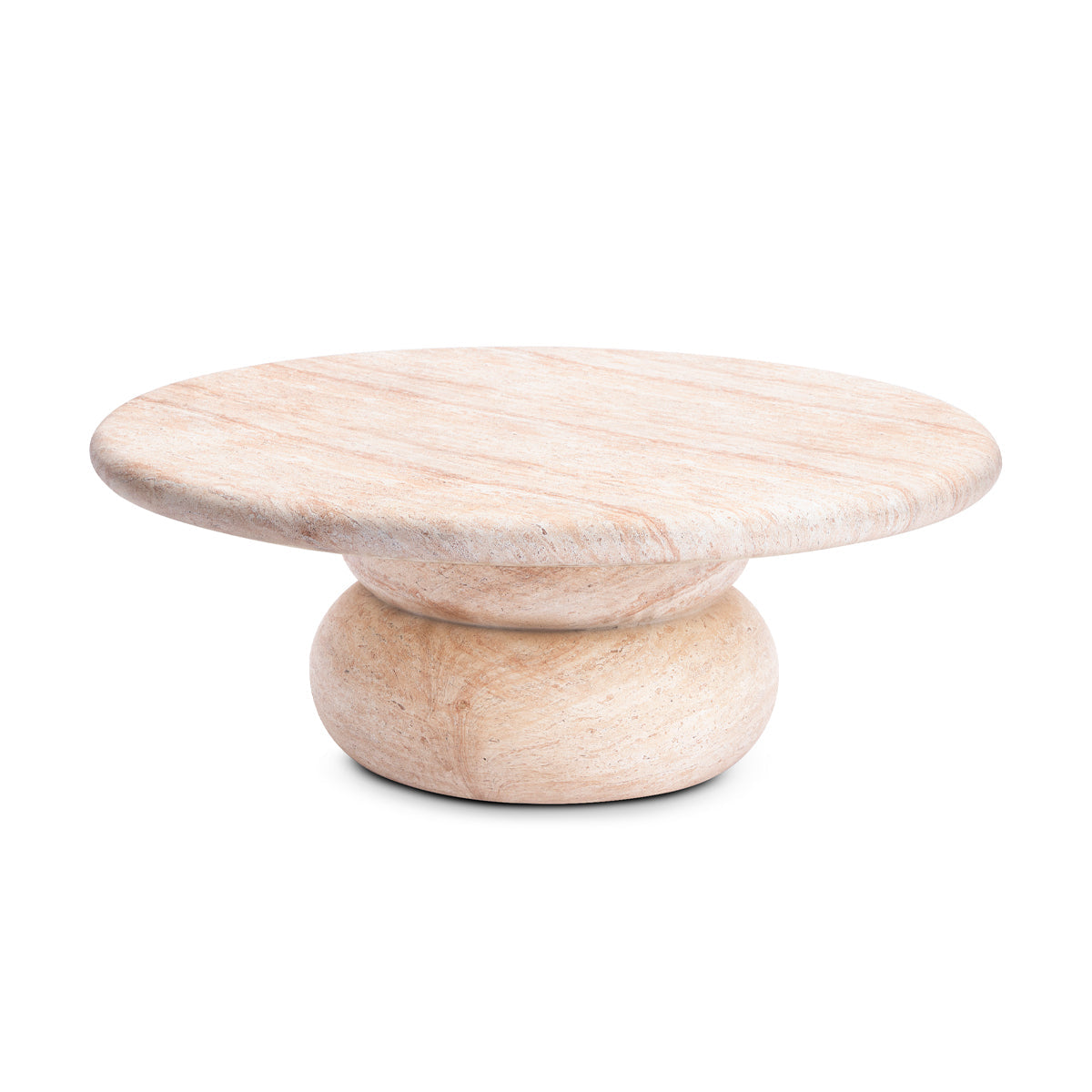 Table basse Sorrento (100 cm, finition travertin)