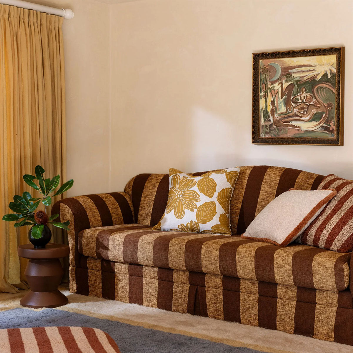 Coussin Crème Grain