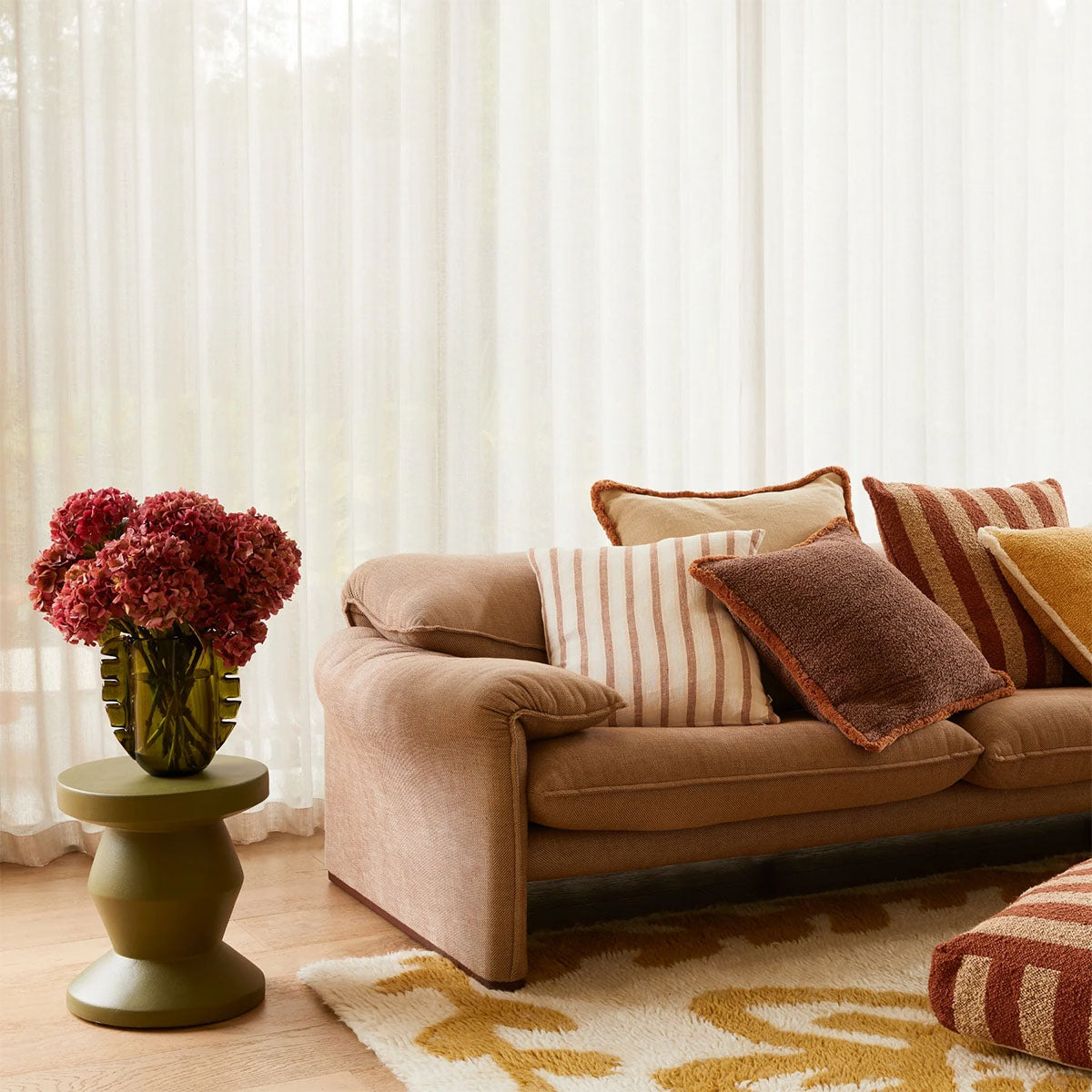 Coussin en lin crème Levan