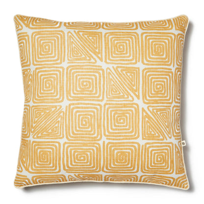 Coussin Maze Moutarde (50 cm)