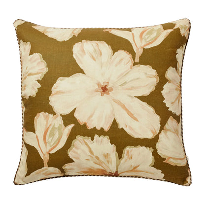 Coussin Tulipe Moutarde