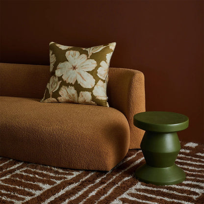 Coussin Tulipe Moutarde