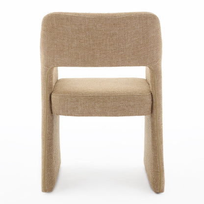 Chaise de salle à manger en tissu Amelia