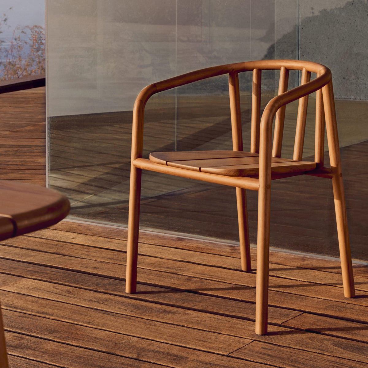 Chaise empilable Turqueta (teck)