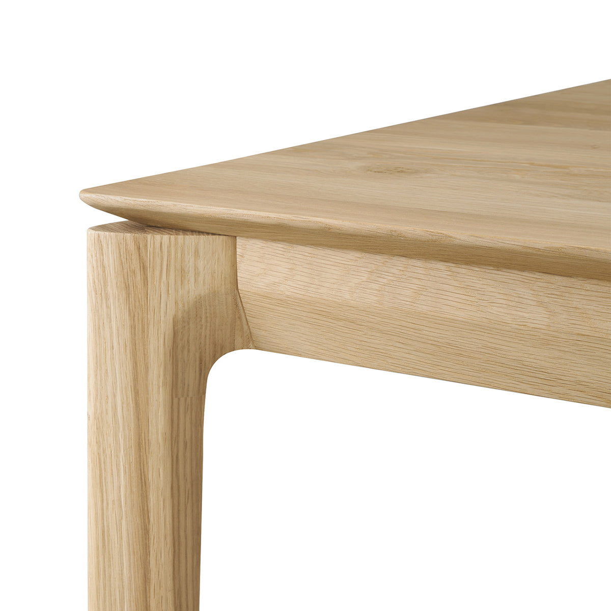 Bureau rectangulaire Bok avec gestion des câbles (chêne, 160 cm)