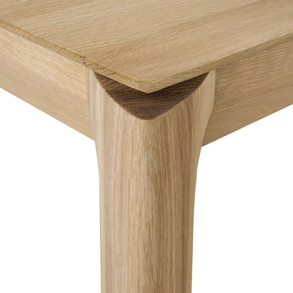 Bureau rectangulaire Bok avec gestion des câbles (chêne, 160 cm)