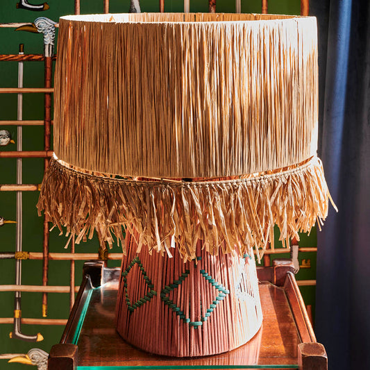 Lampe Como Rafia