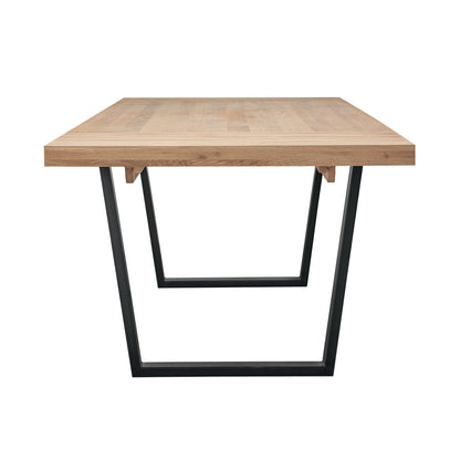 Table à manger rectangulaire extensible Calia (chêne, 200-300 cm)