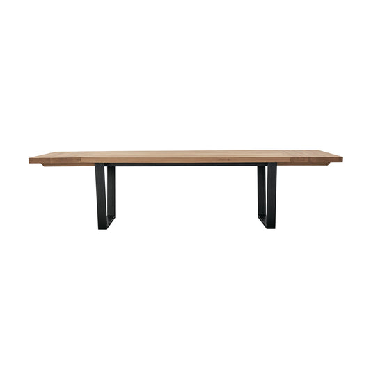 Table à manger rectangulaire extensible Calia (chêne, 200-300 cm)