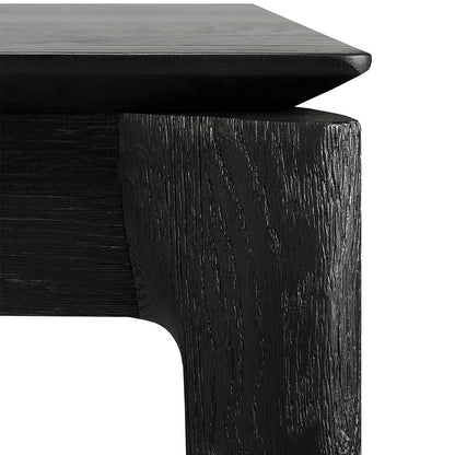 Table à manger Bok (chêne noir, 180 cm)