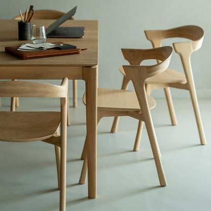 Table à manger Bok (chêne, 145 cm)