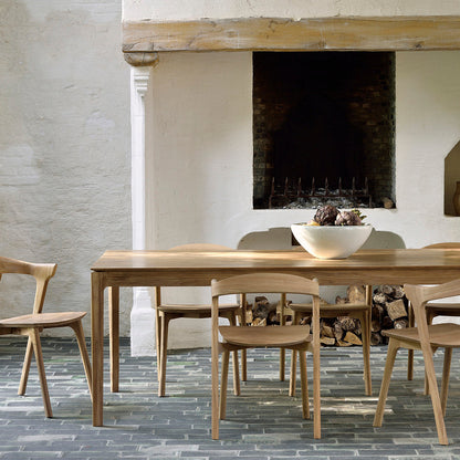 Table à manger Bok (teck, 220 cm)