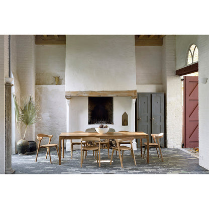 Table à manger Bok (teck, 220 cm)