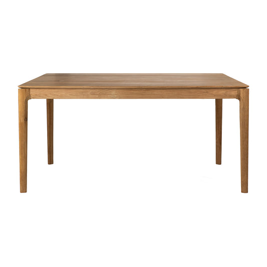 Table à manger Bok (teck, 160 cm)