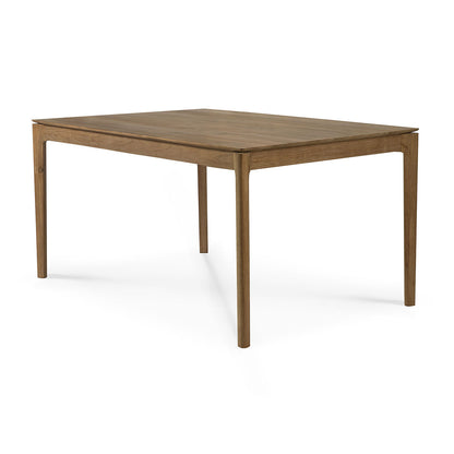 Table à manger Bok (teck, 140 cm)