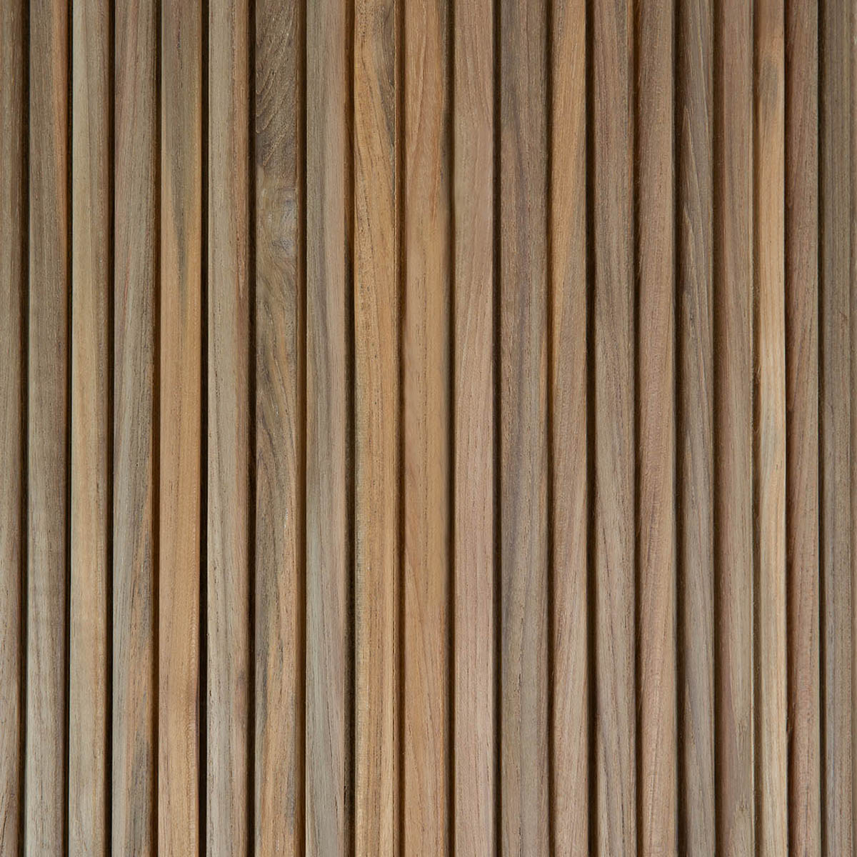 Table à manger d'extérieur en béton Roller Max (teck, gris clair)