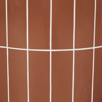 Table à manger d'extérieur ronde en carrelage de Séville