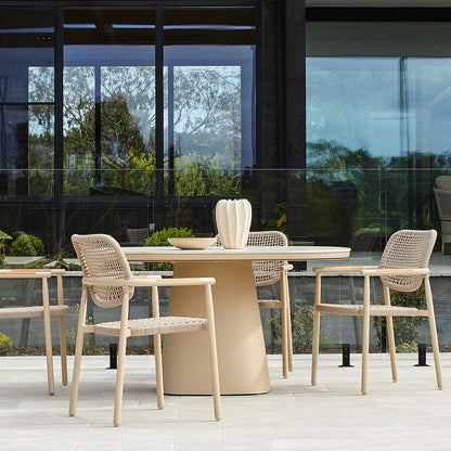 Table à manger courbe Valencia