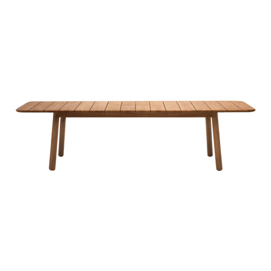 Table à manger extensible d'extérieur Turqueta (teck)