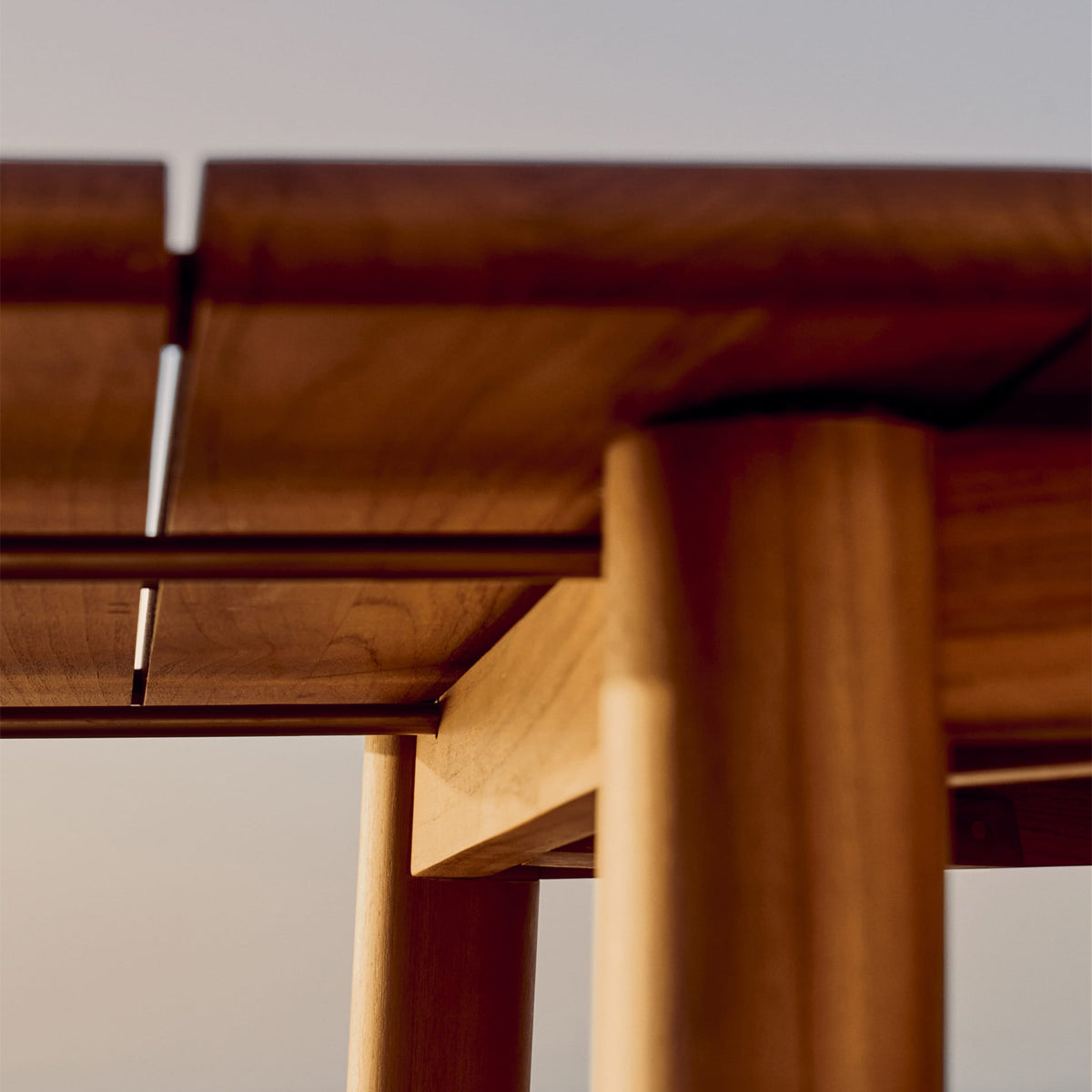 Table à manger extensible d'extérieur Turqueta (teck)