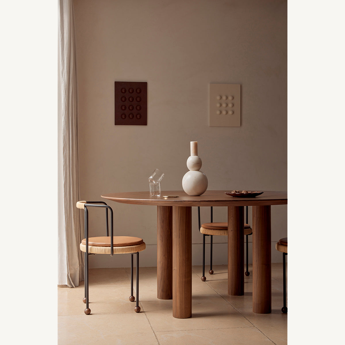 Table à manger ronde Earth