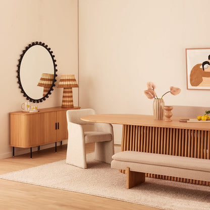 Table à manger ovale Casablanca (280 cm)