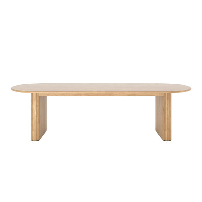 Table à manger ovale noire (280 cm)