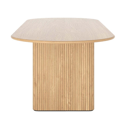 Table à manger ovale noire (280 cm)