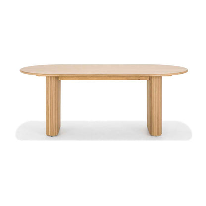Table à manger ovale noire (220 cm)