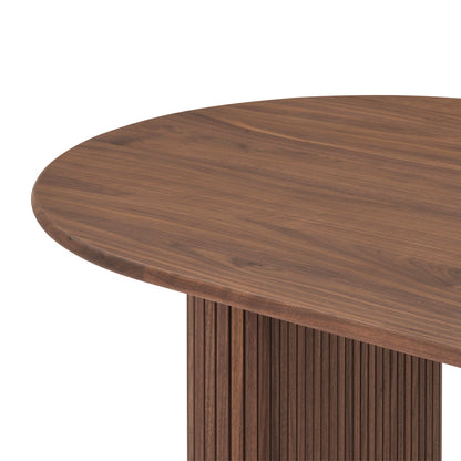 Table à manger ovale noire (220 cm)