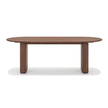 Table à manger ovale noire (220 cm)