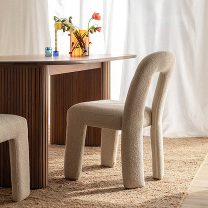 Table à manger ovale noire (220 cm)