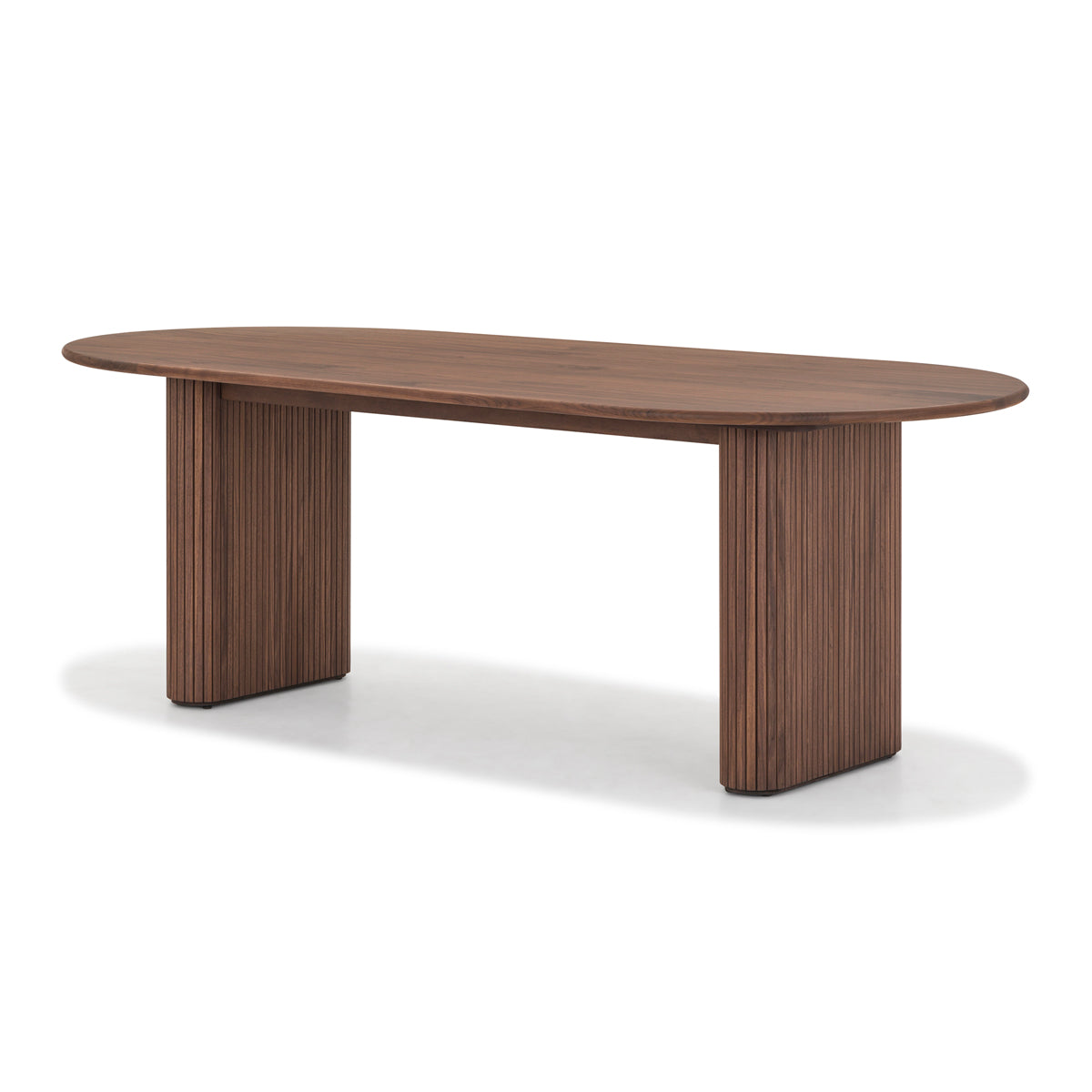 Table à manger ovale noire (220 cm)