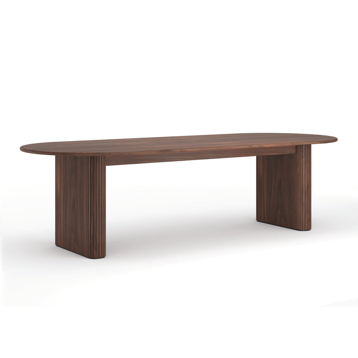 Table à manger ovale noire (280 cm)