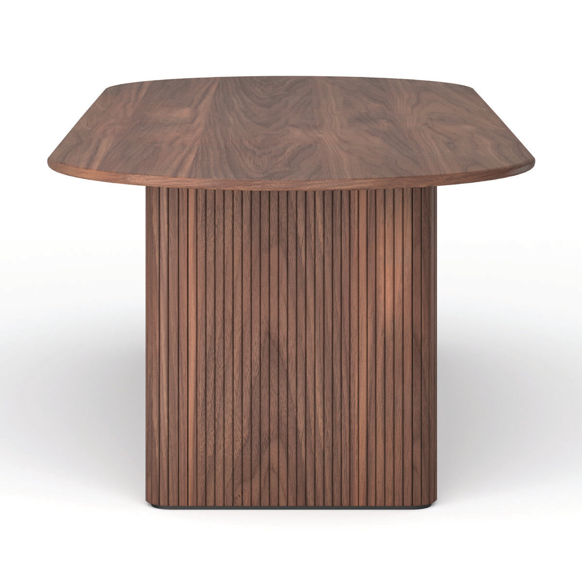 Table à manger ovale noire (280 cm)