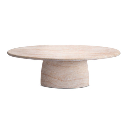 Table à manger Azzurra (finition travertin, 240 cm)