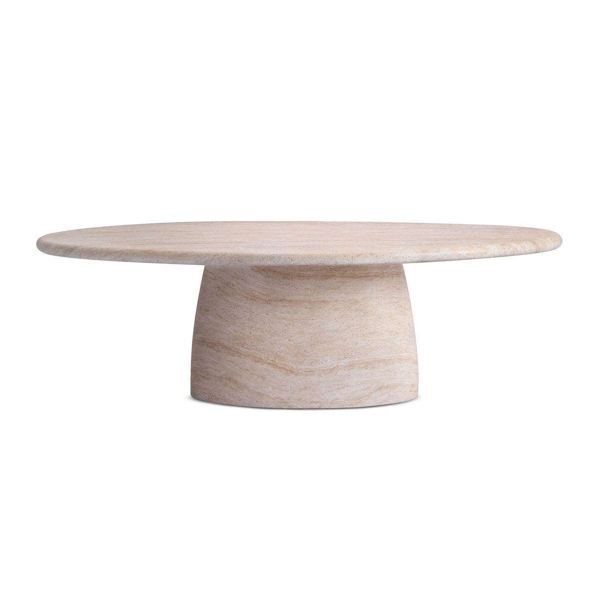 Table à manger Azzurra (finition travertin, 240 cm)