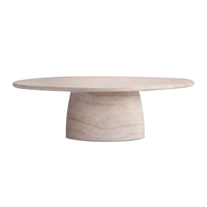 Table à manger Azzurra (finition travertin, 240 cm)